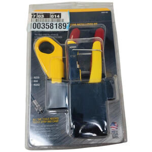 Klein Tools Coax Cable Installation Kit with Hip Pouch VDV011-852